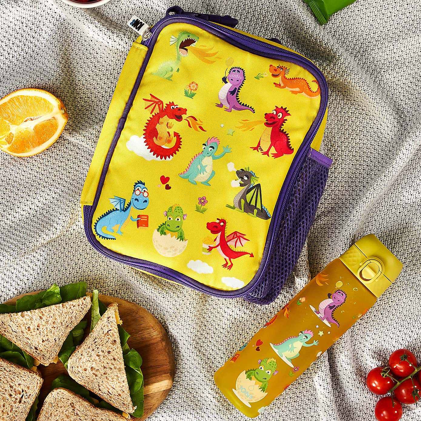 Ion8 Dragon Water Bottle and Lunch Bag Bundle