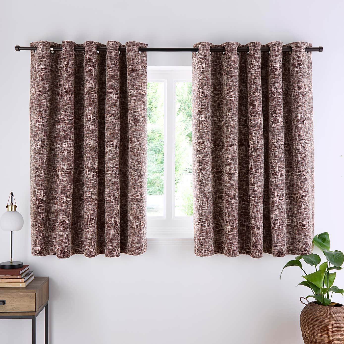 Everson Boucle Eyelet Curtains