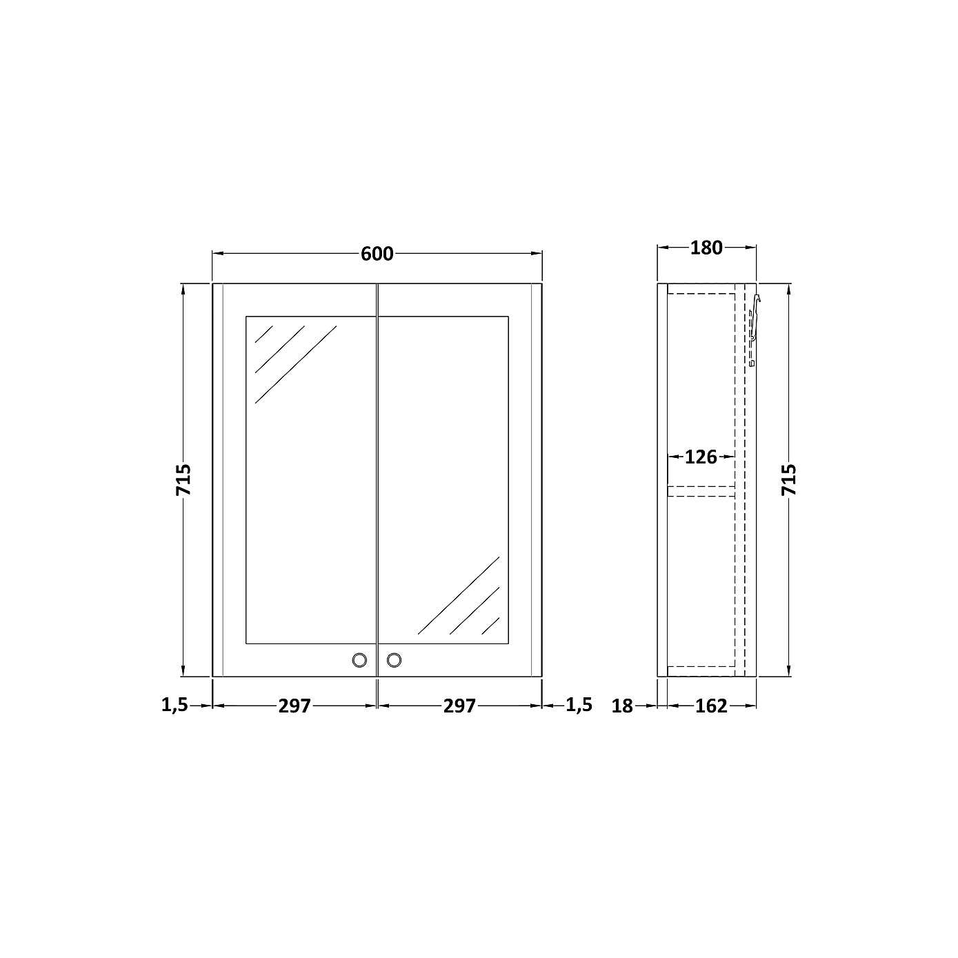 Classique Mirror Cabinet