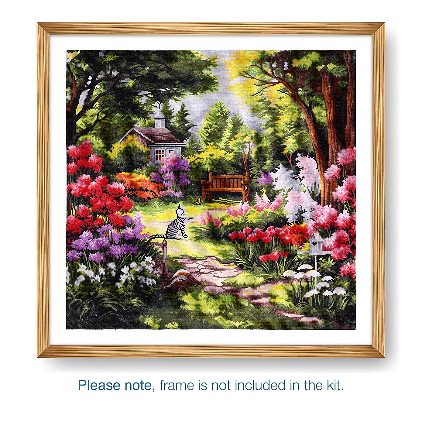 Cross Stitch Extra Large Garden