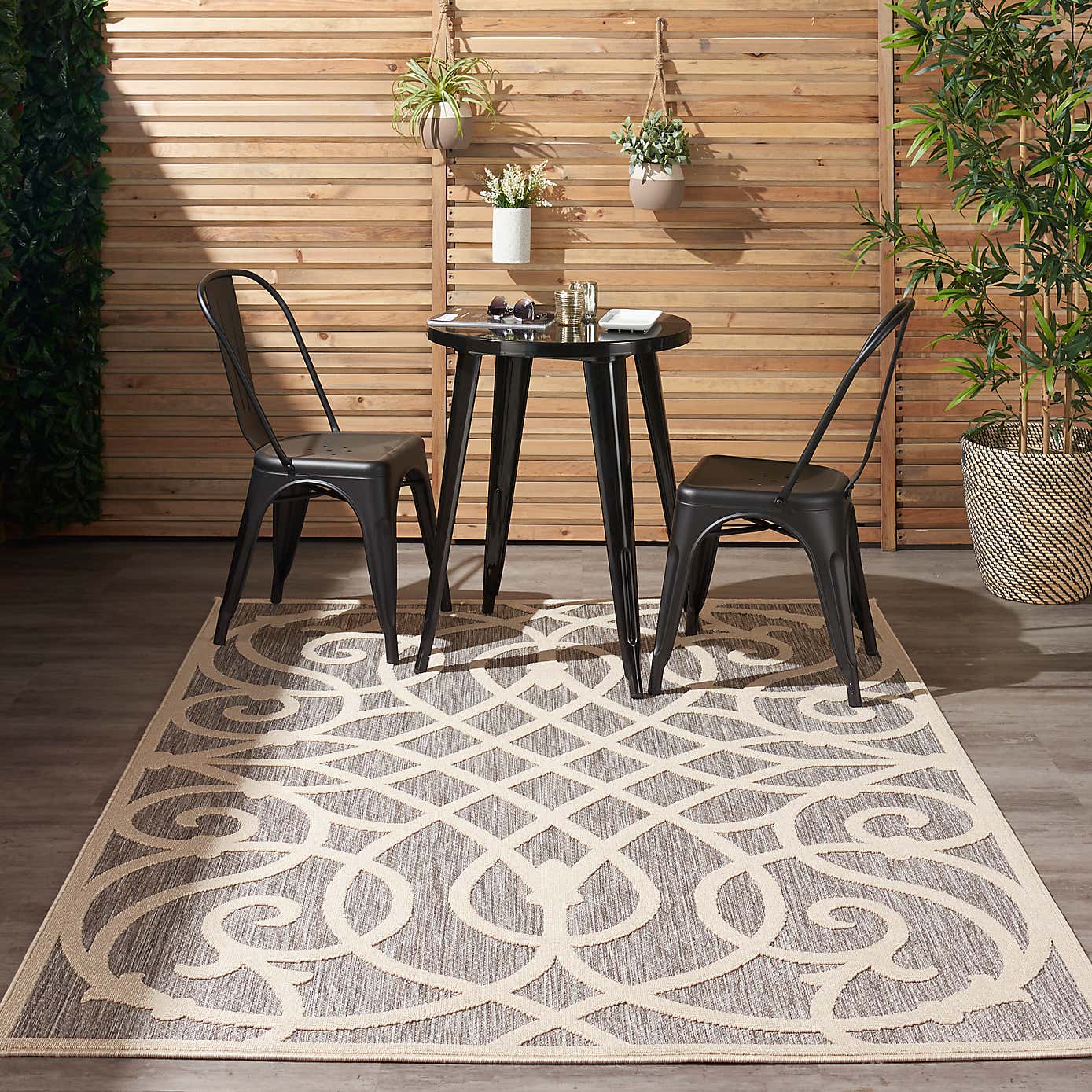 Cozumel Scroll Indoor Outdoor Rug