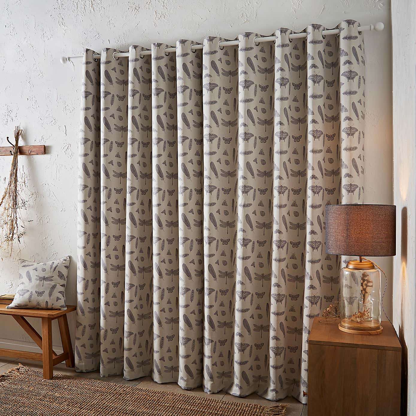 Natural History Museum Nature Study Eyelet Curtains