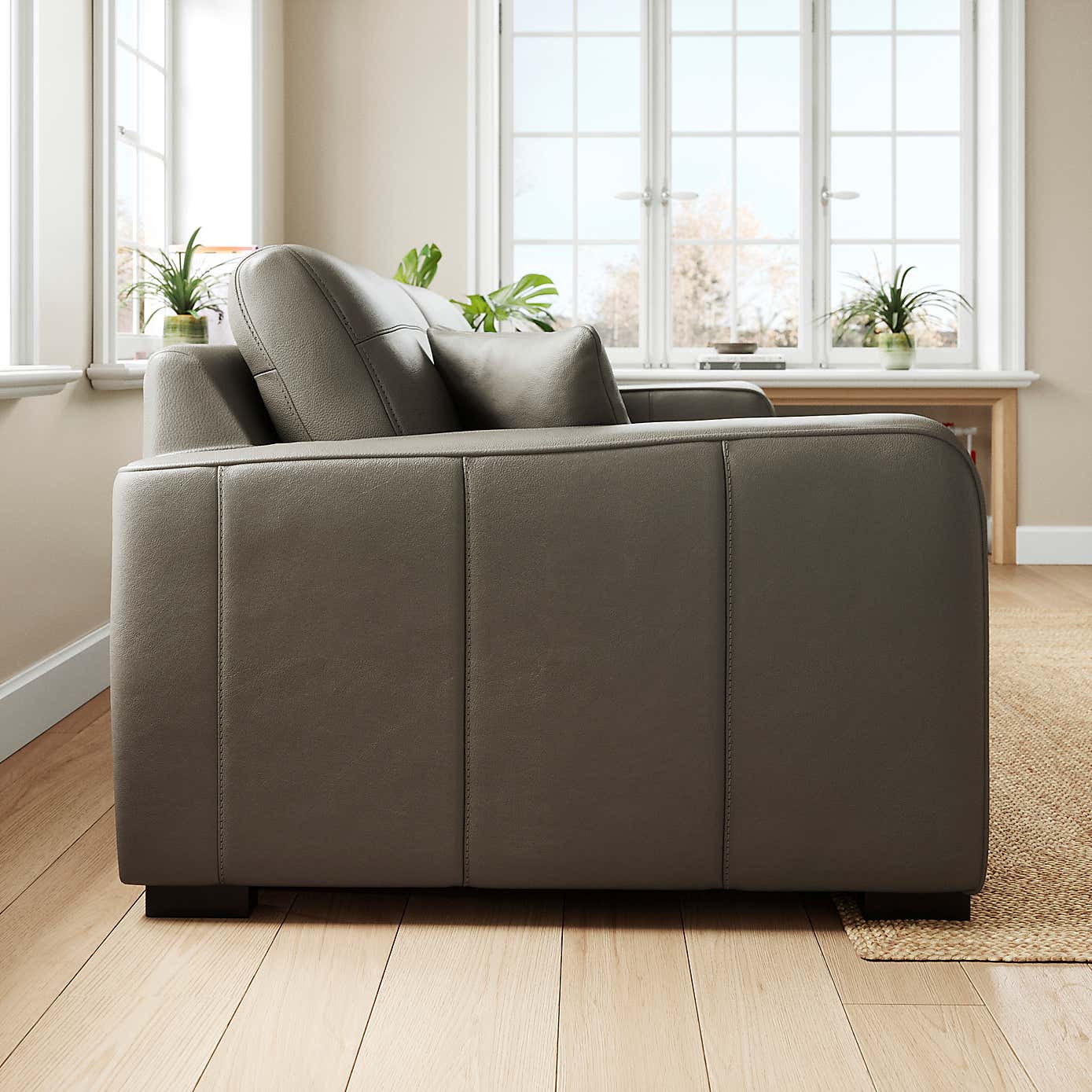 Carson Classic Leather 3 Seater Sofa