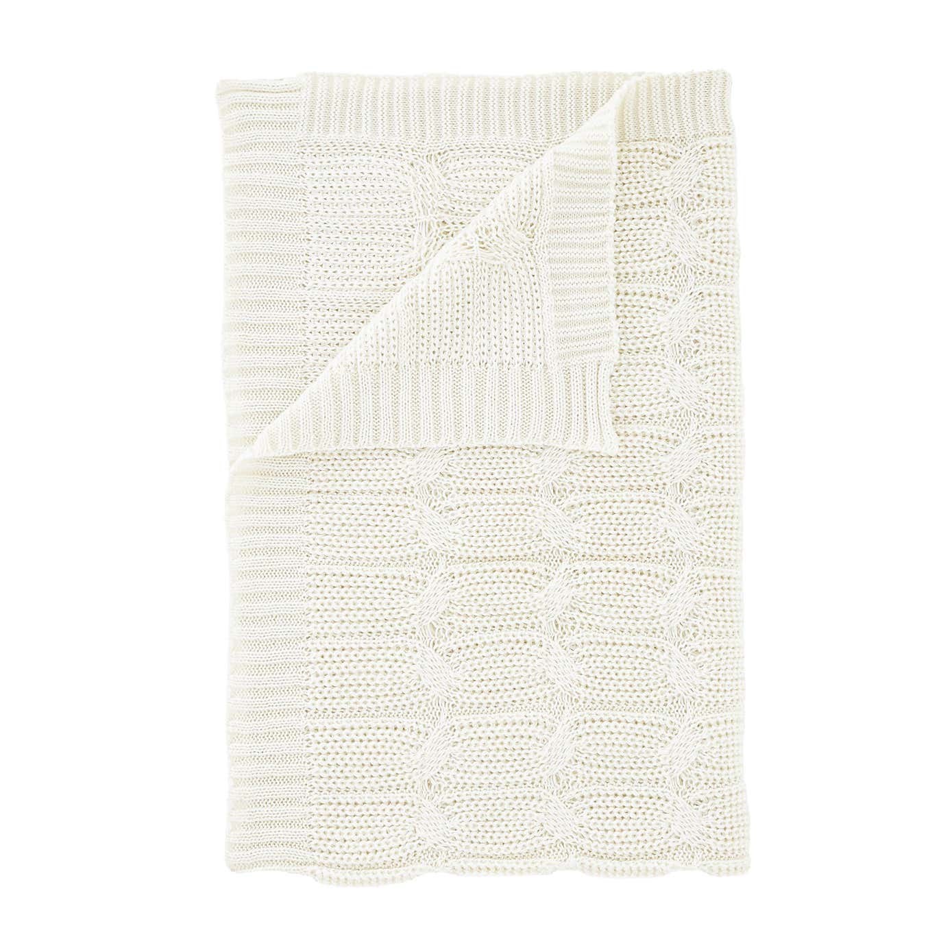 Chunky Marl Knit Throw 130cm x 170cm