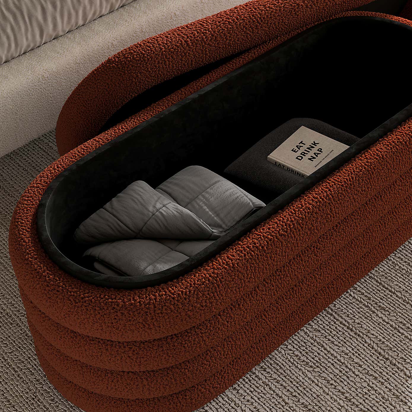 Murray Sherpa Storage Ottoman