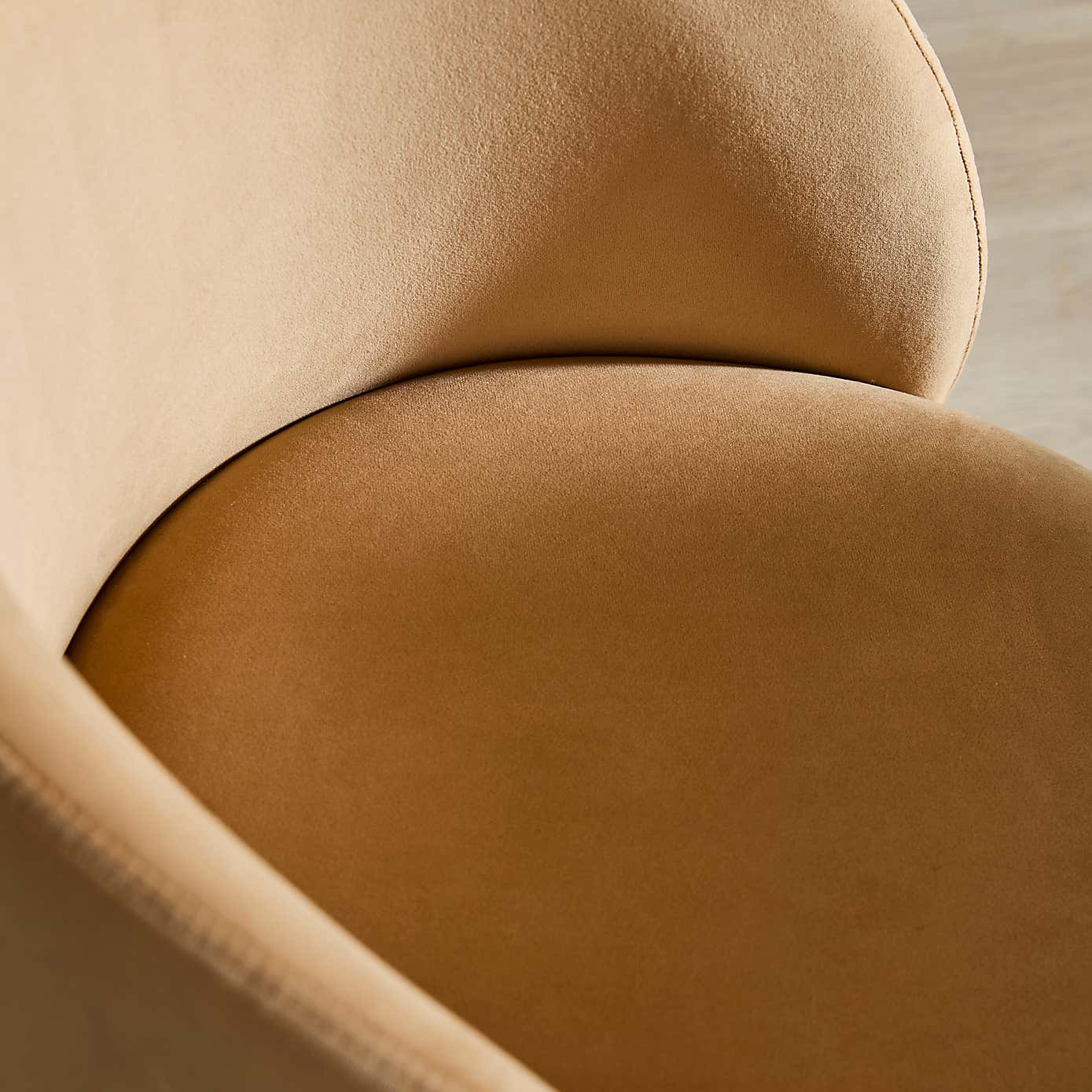 Jaylen Swivel Dining Chair, Velvet