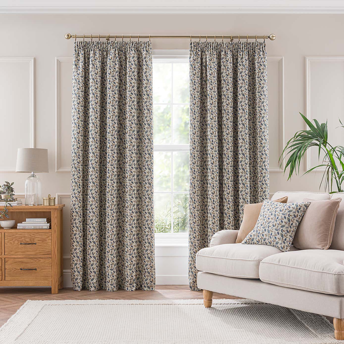 Dianna Pencil Pleat Curtains