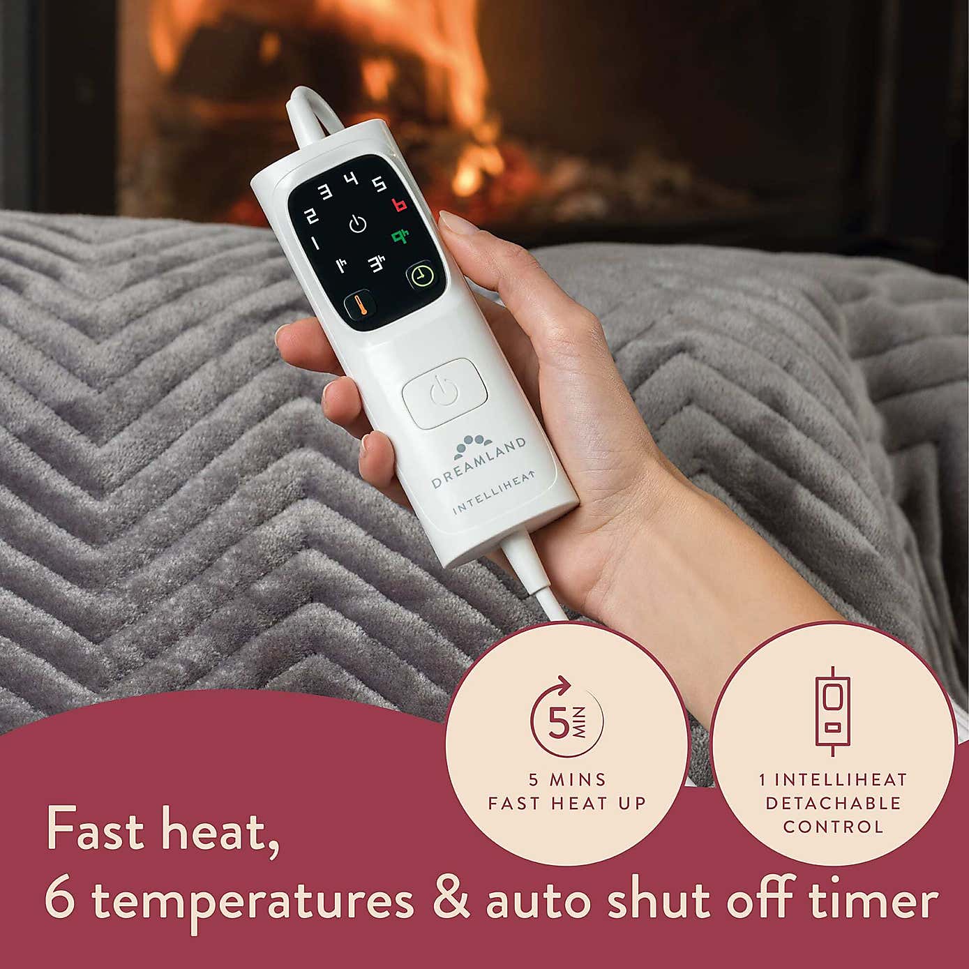 Herringbone Velvet Plush Throw