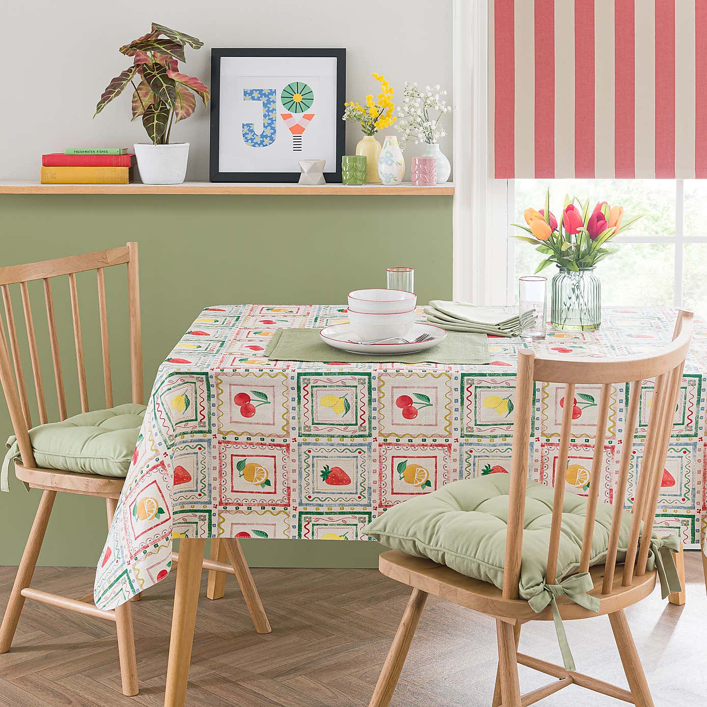 Fruit Stamp PEVA Wipe Clean