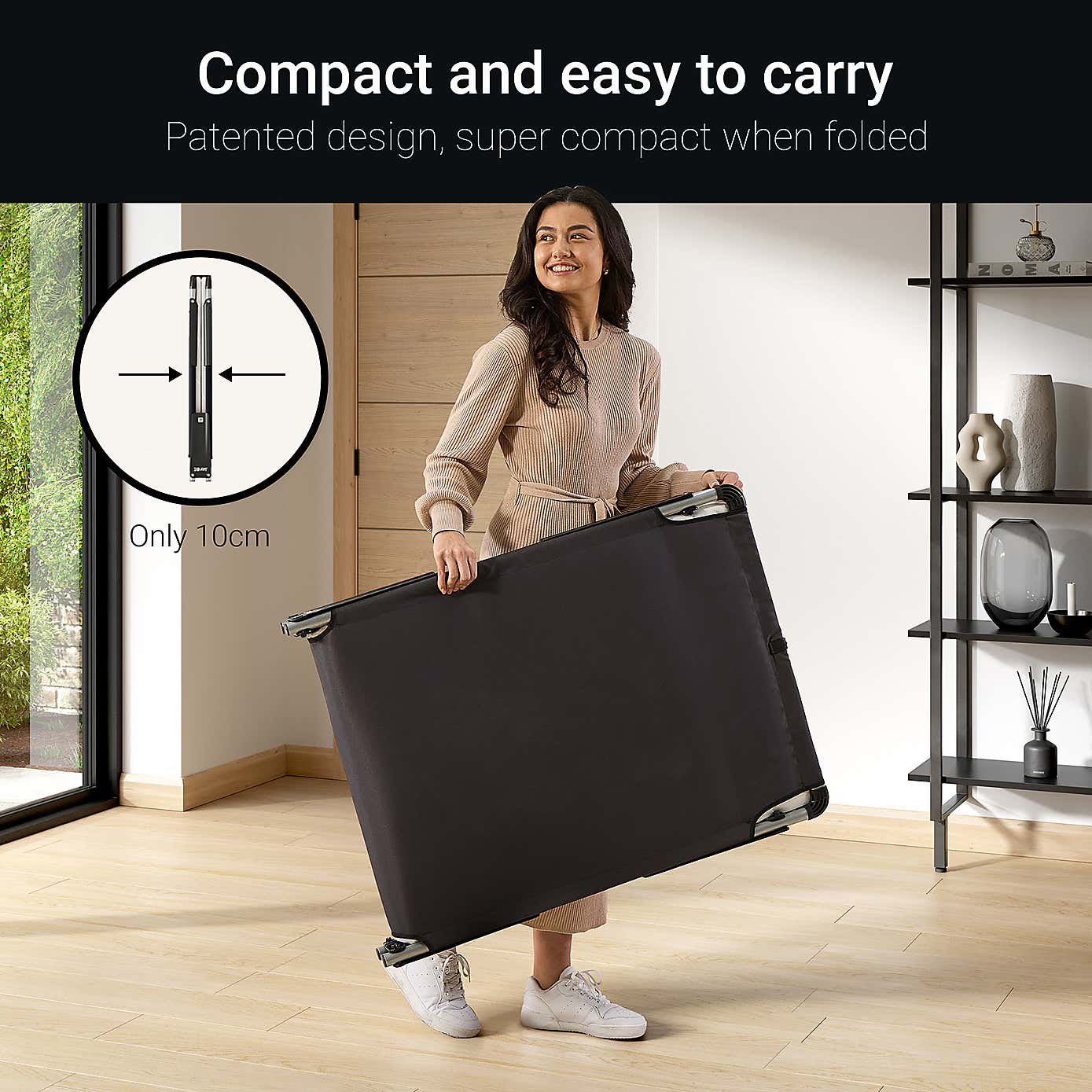 Jay-Be Compact Folding Bed with e-Fibre Mattress