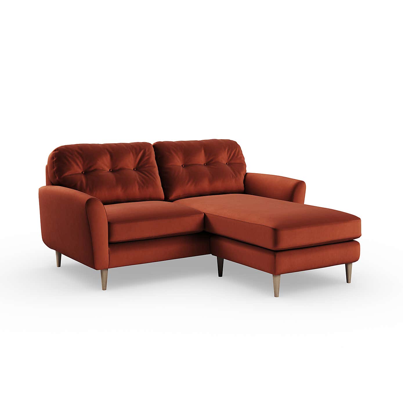 Sven Opulent Velvet Corner Chaise Sofa