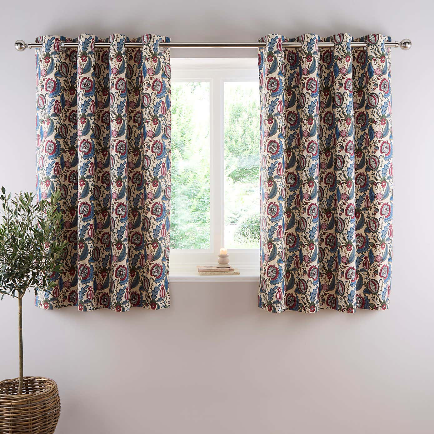 Forest Fruits Eyelet Curtains