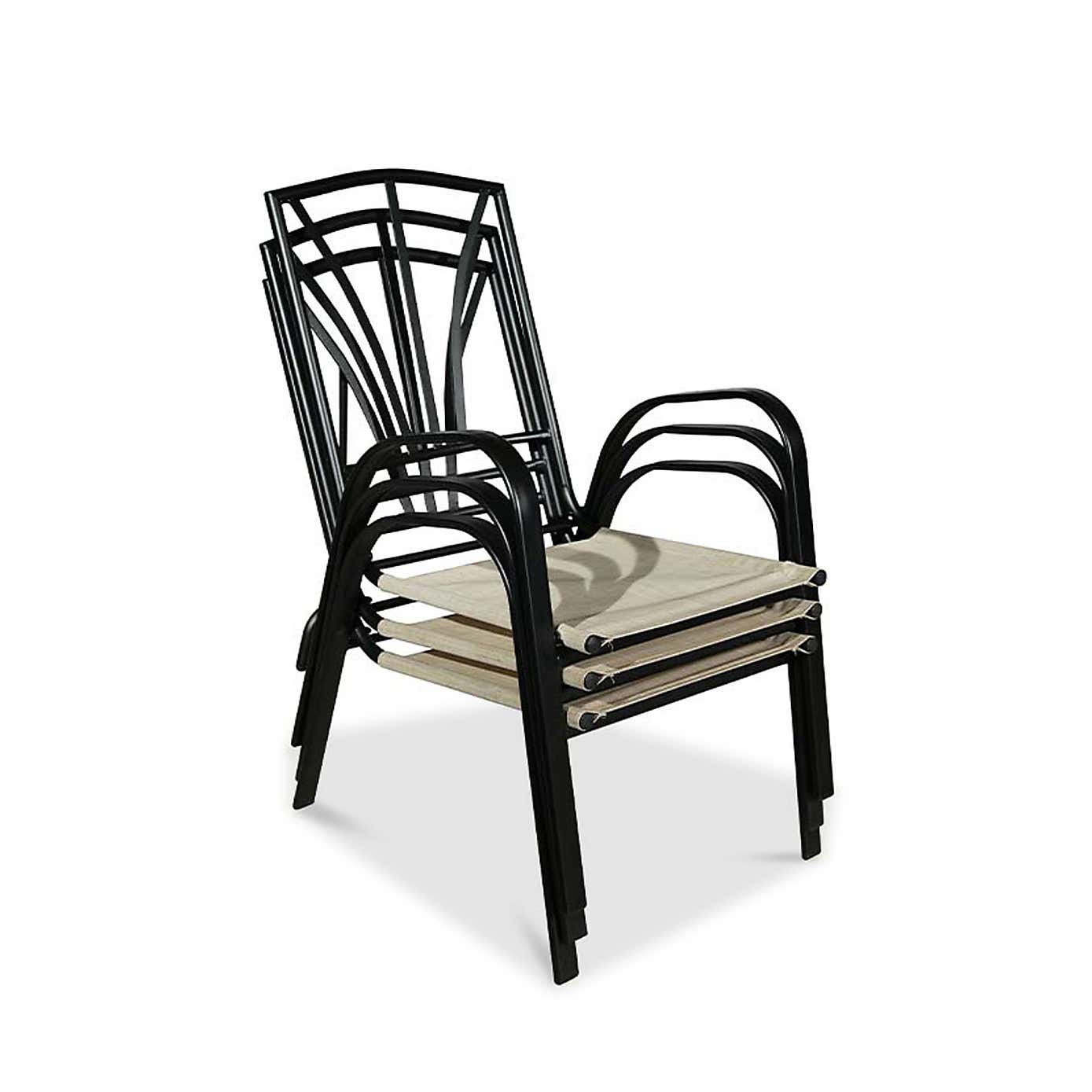 A.Mir Amalfi 4 Seater Padded Garden Set