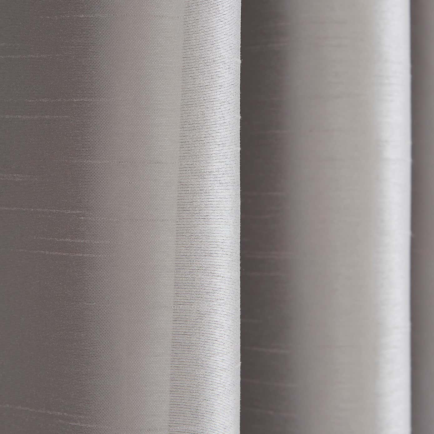 Novanna Faux Silk Blackout Pencil Pleat Curtains