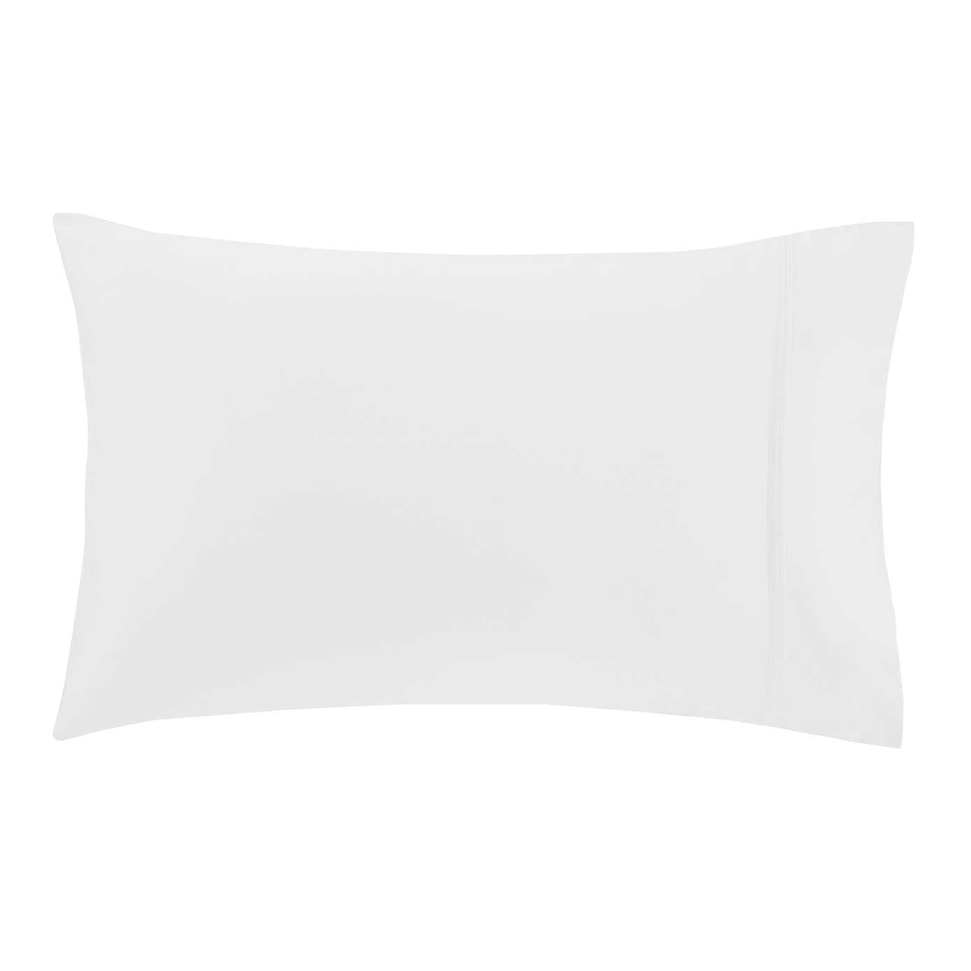 Dorma 500 Thread Count 100% Cotton Satin Plain Cuffed Pillowcase