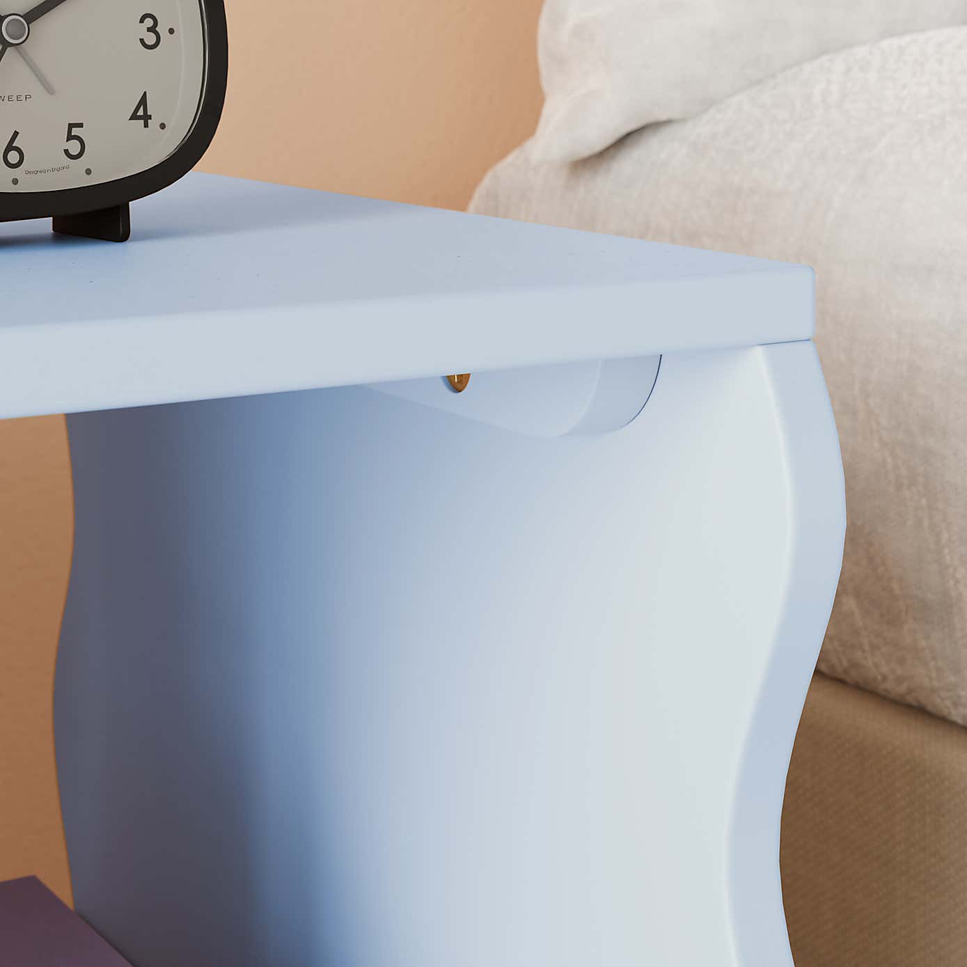 Posie Wavy Bedside Table