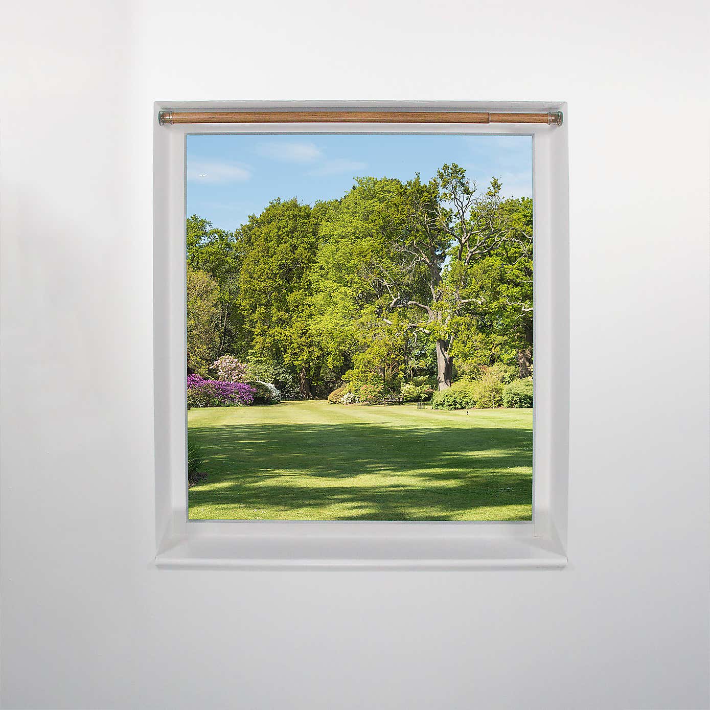 Wood Finish 22/25mm Extendable Tension Rod