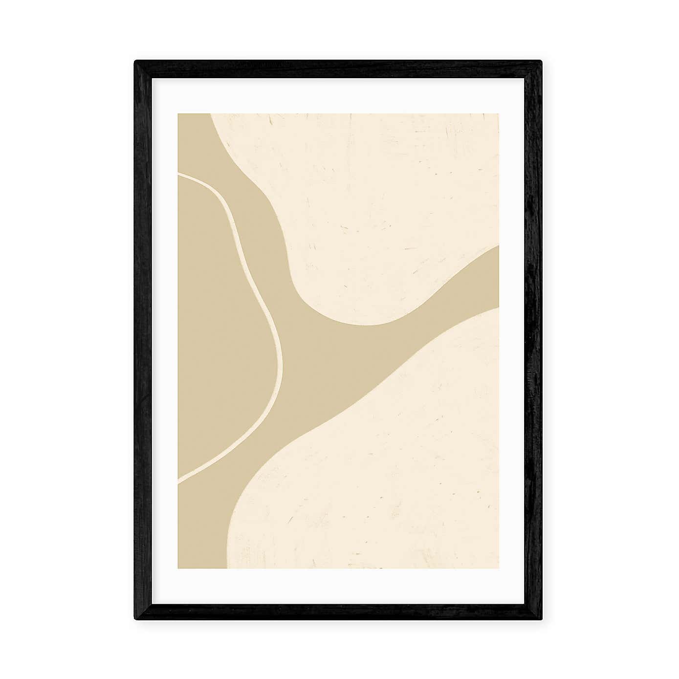 East End Prints Neutral Shapes III Print by Alisa Galitsyna