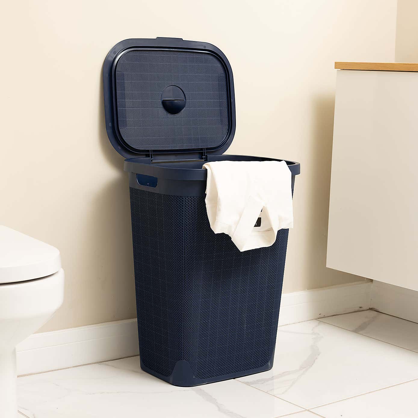 Addis Hessian 60L Laundry Hamper