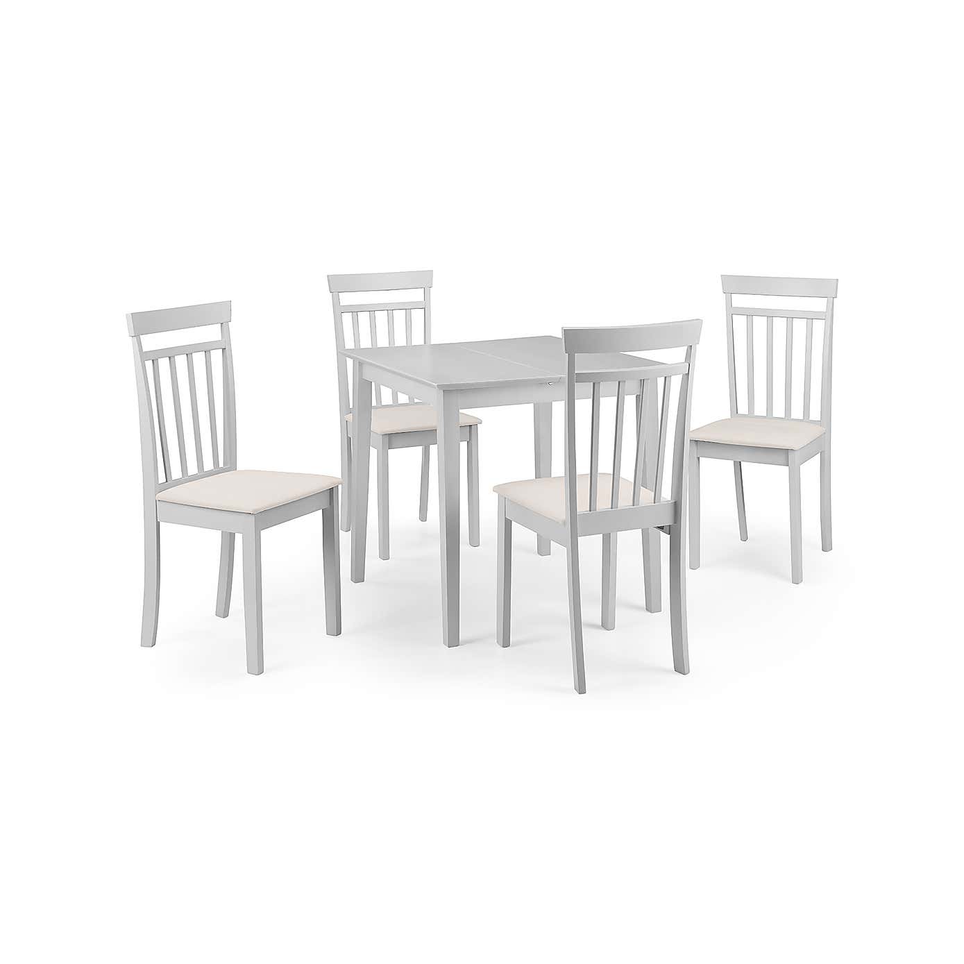Rufford Square Dining Set with 4 Coast Chairs