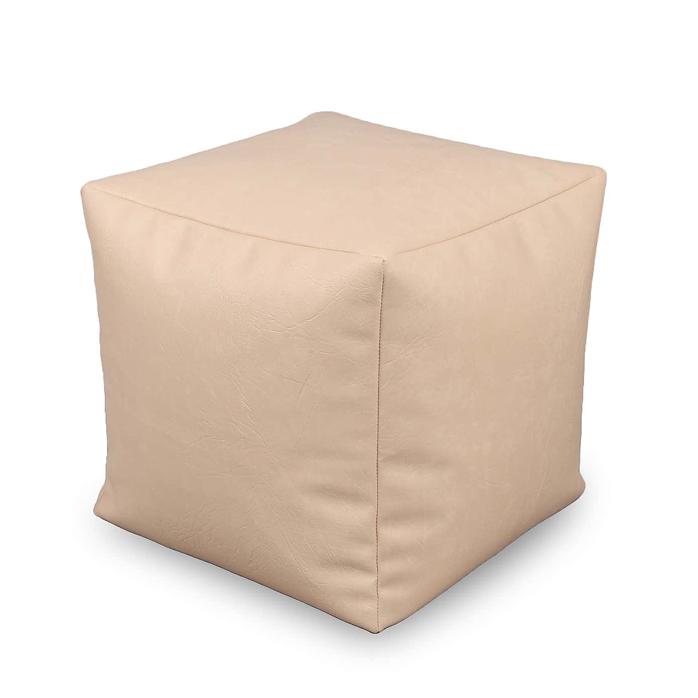 Kaikoo Faux Leather Beanbag Cube