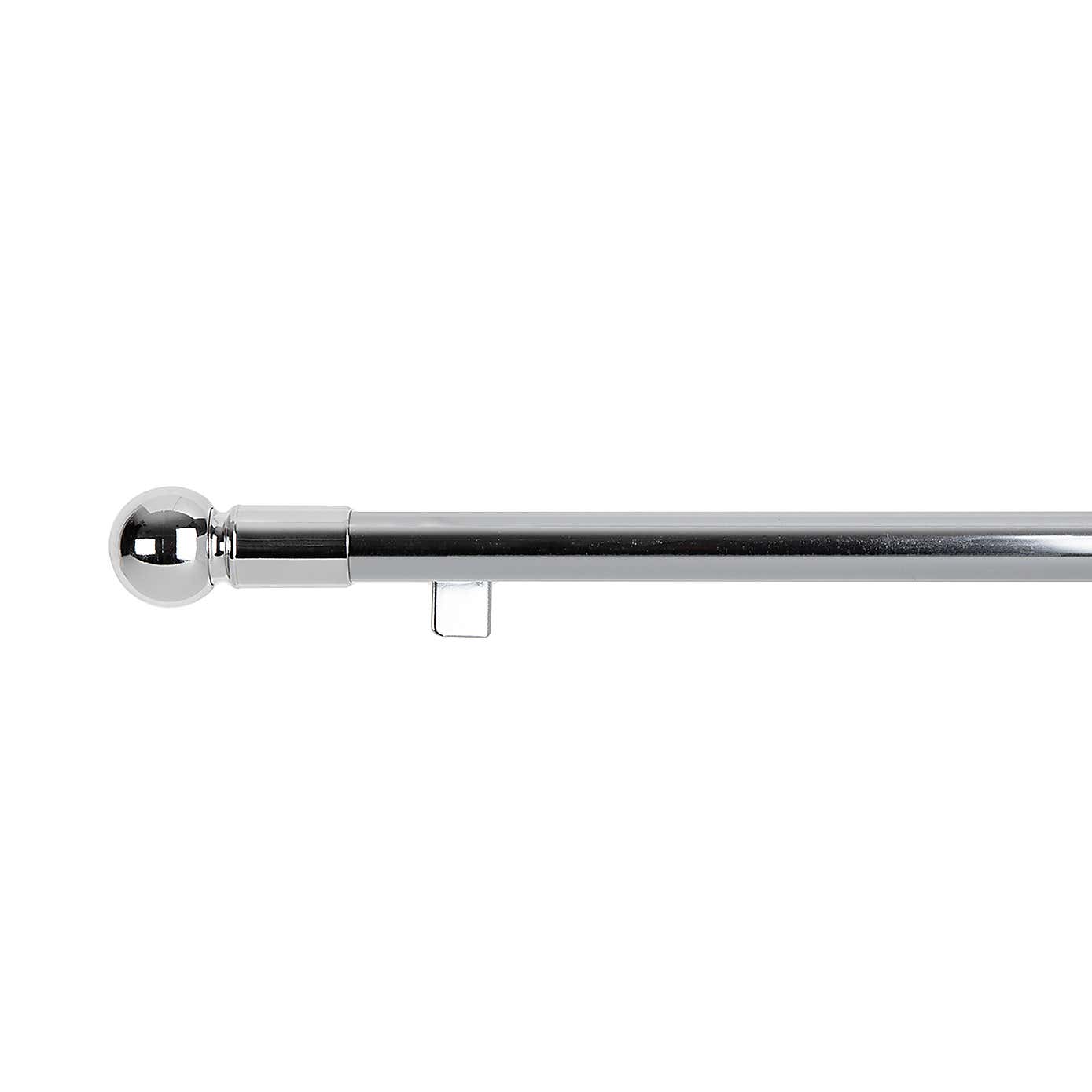 No Drills Extendable Eyelet Curtain Pole