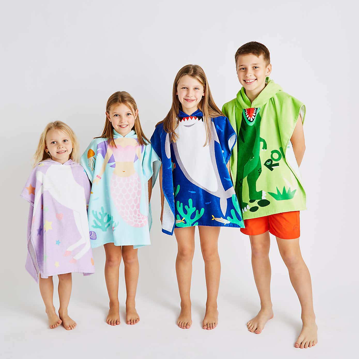 Dinosaur Poncho Towel