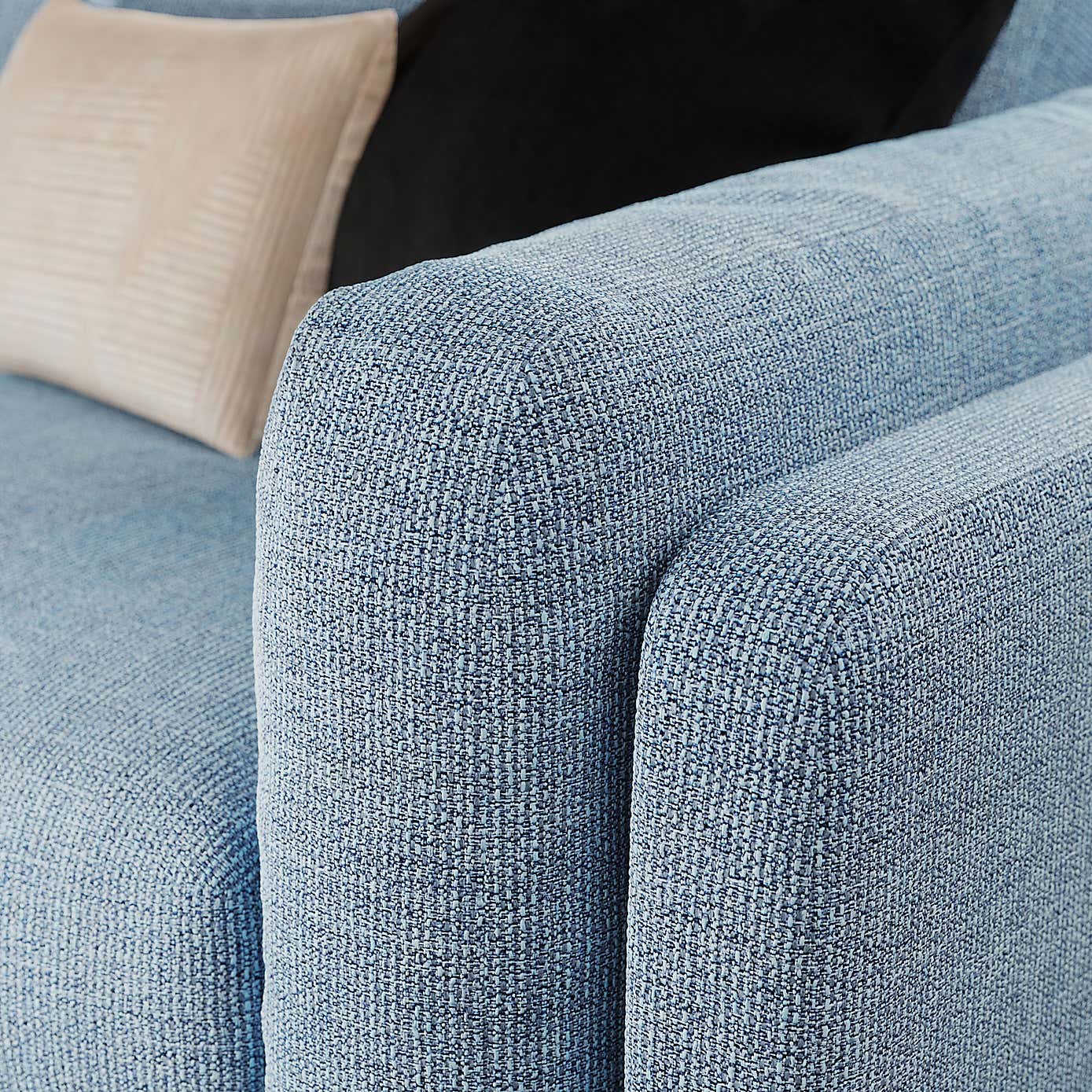 Newton Chunky Tonal Weave 4 Seater Sofa