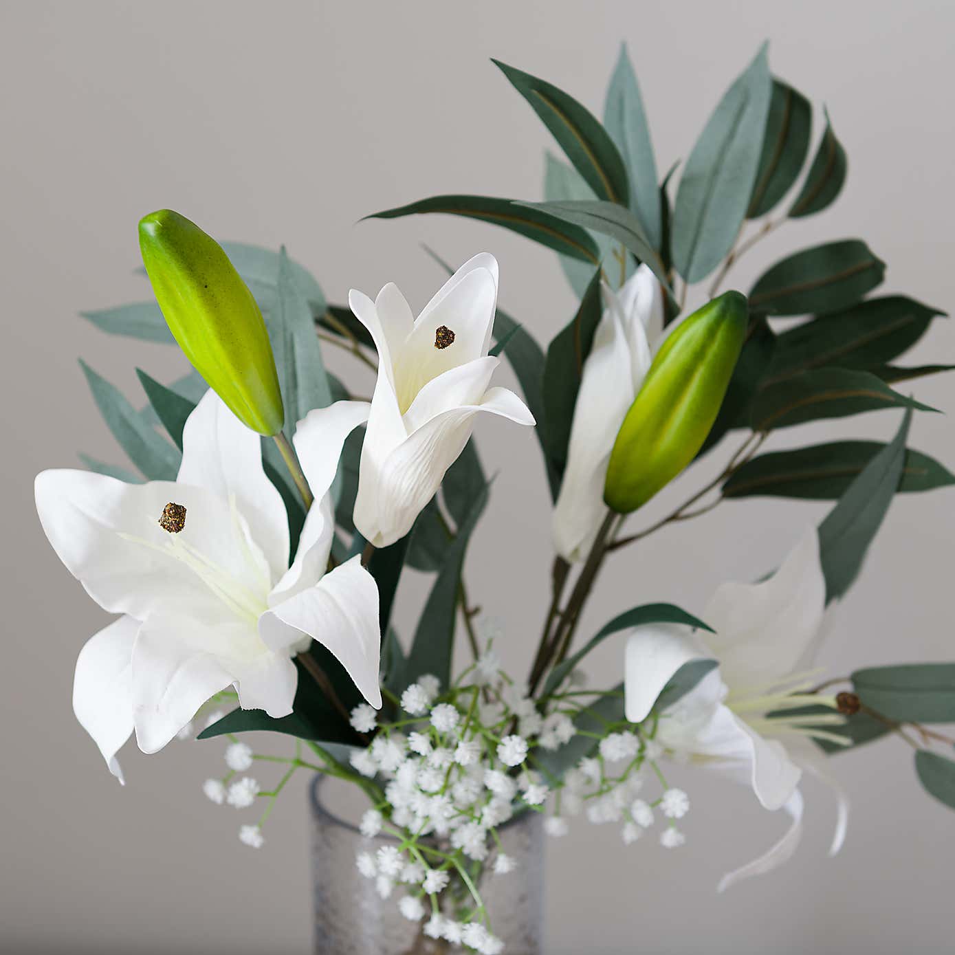Artificial Lily Letterbox Bouquet