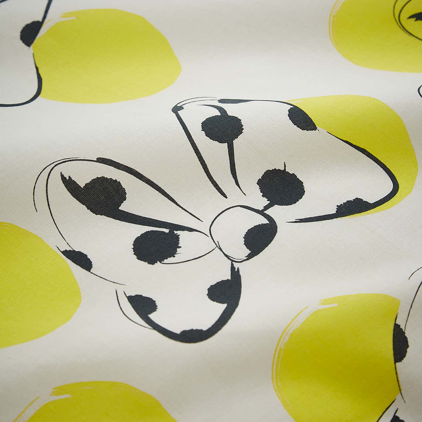 Minnie Yellow Duvet Cover and Pillowcase Set