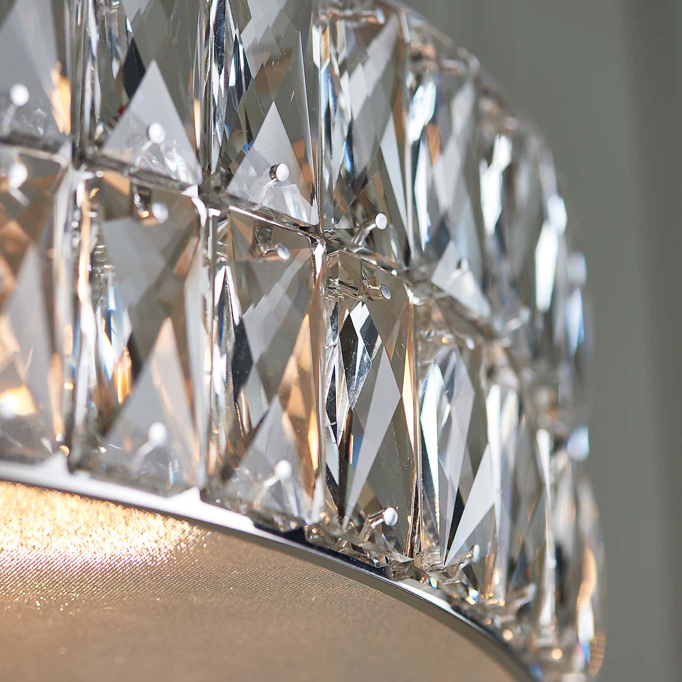 Crystal Armoury Integrated LED Pendant Fitting 48cm