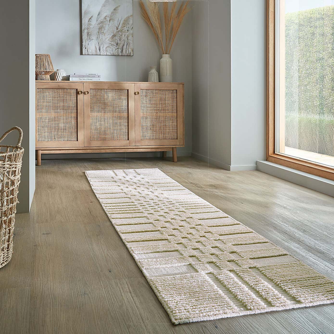 Checkerboard Washable Runner