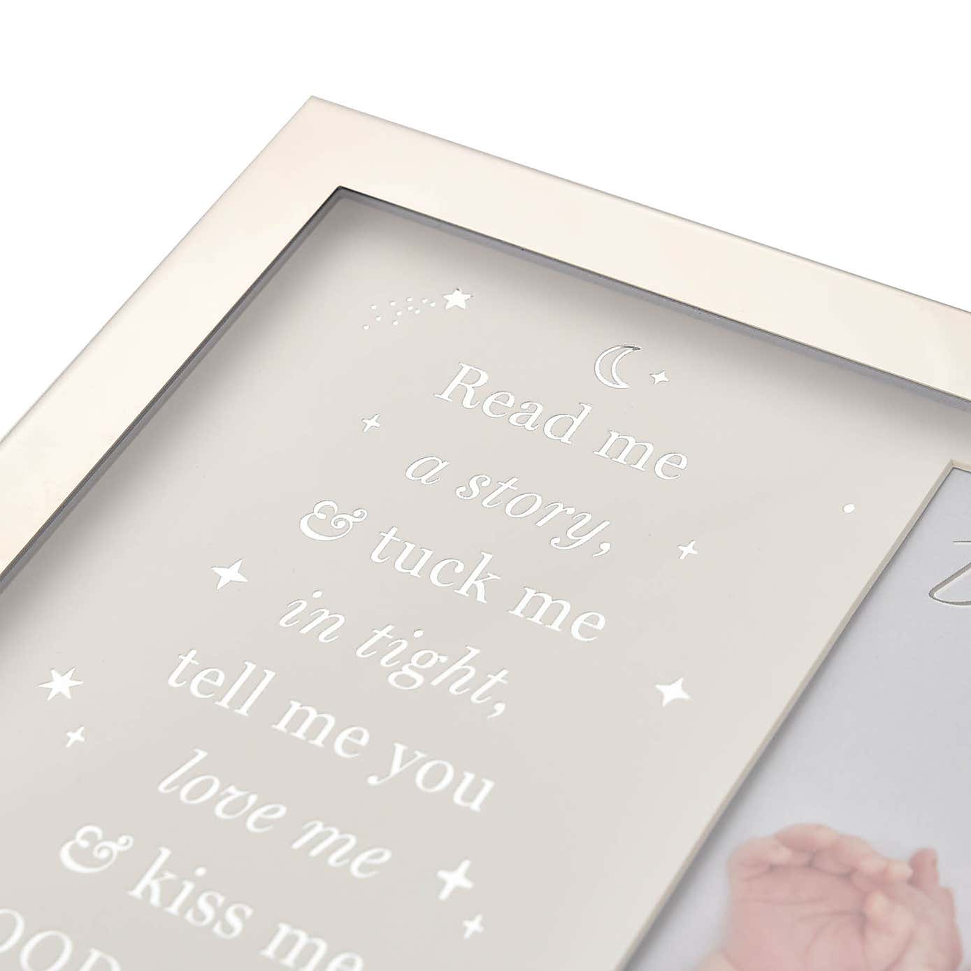 Bambino Metal Plated Read Me A Story Photo Frame