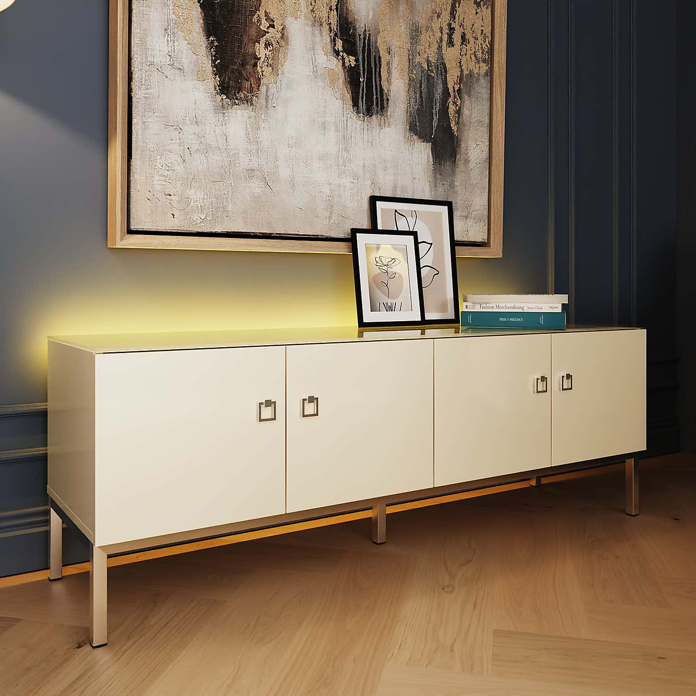 Lyra Low Smart TV Unit for TVs up to 70"