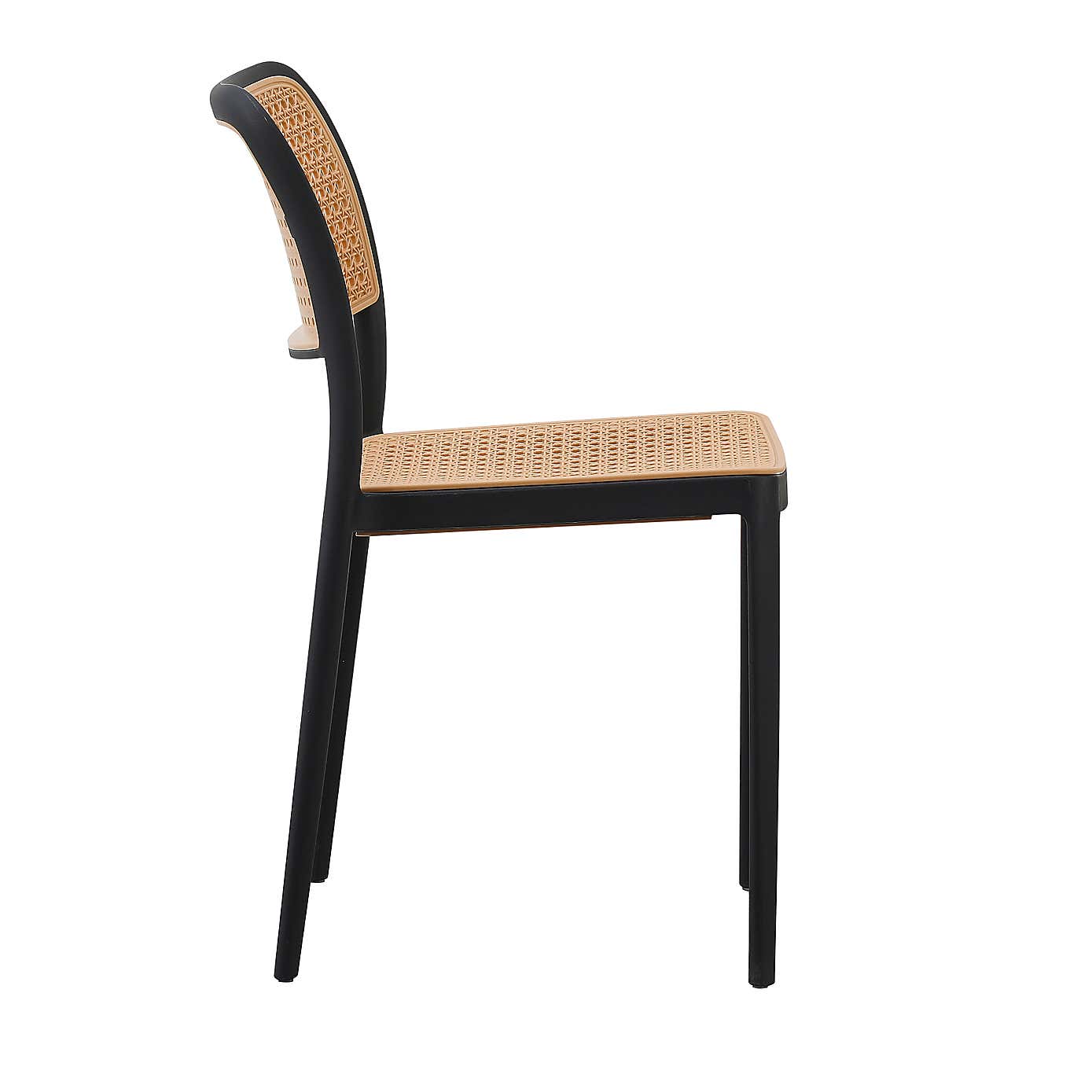 Fusion Living Plastic Cafe Dining Chair