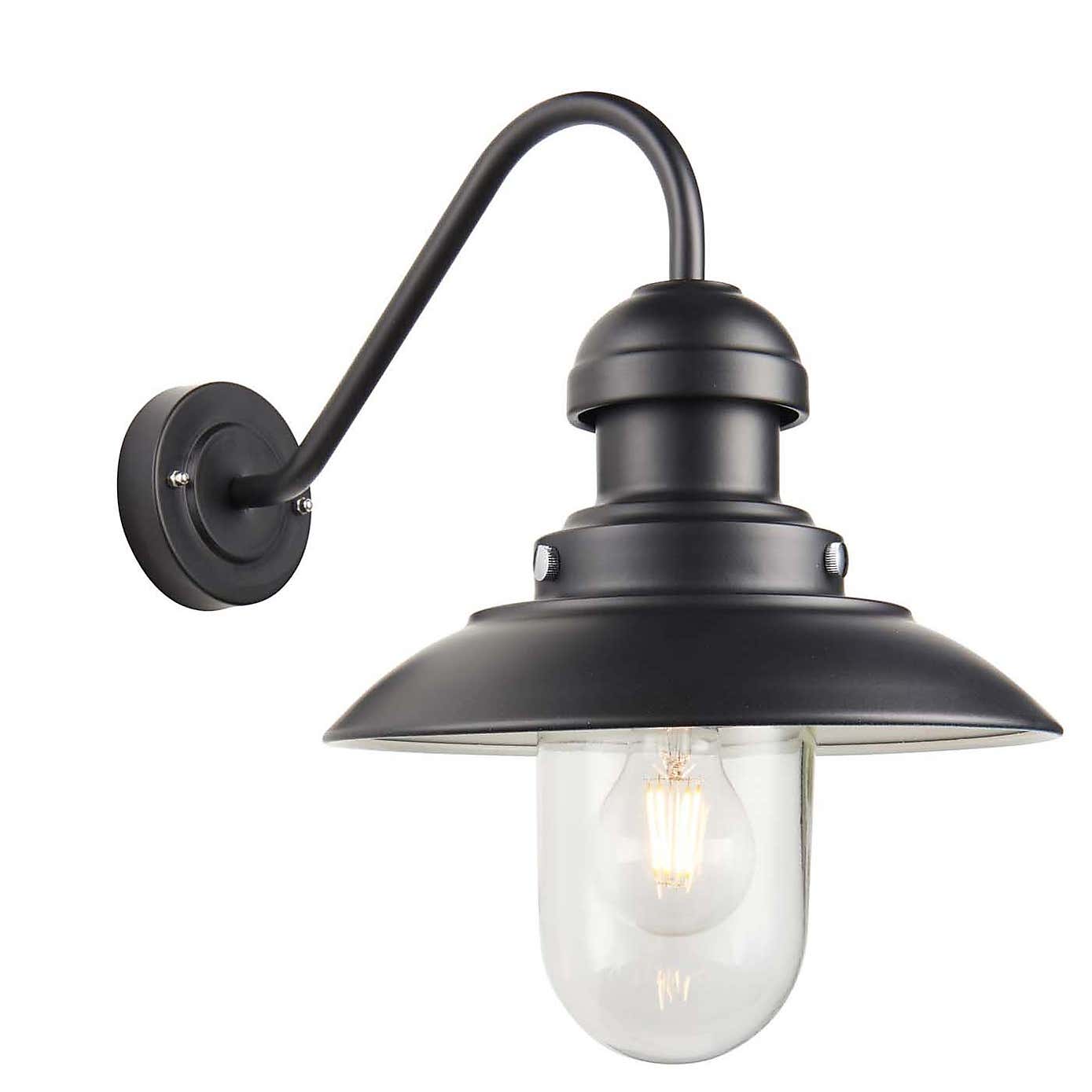 Vogue Preston Curved Outdoor Wall Light