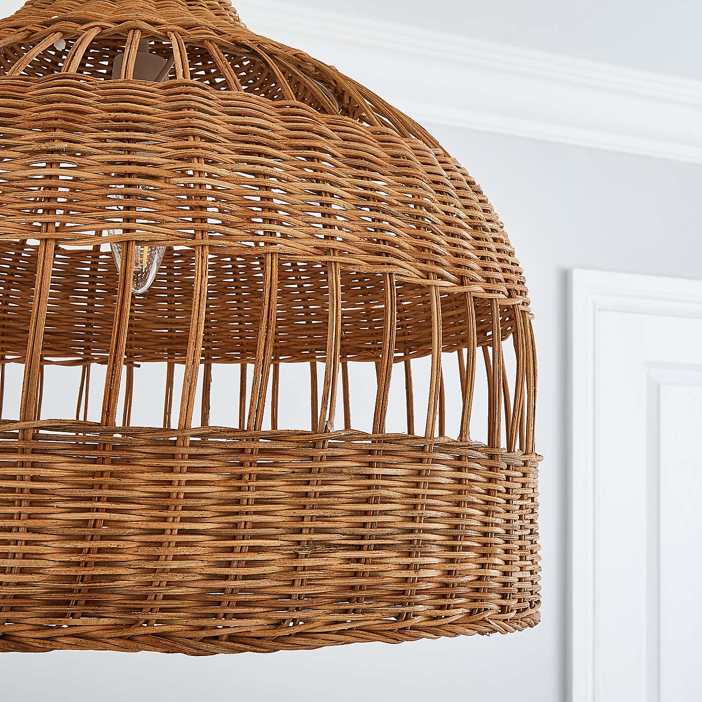 Priyanka Rattan Easy Fit Pendant Shade