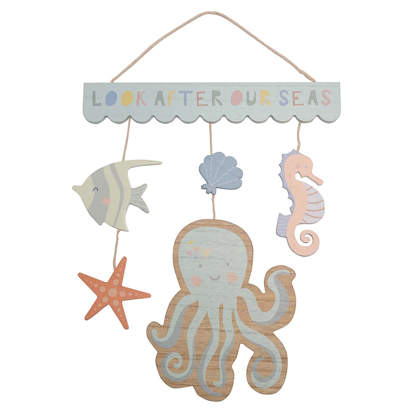Petit Cheri Ocean Inspired Hanging Plaque