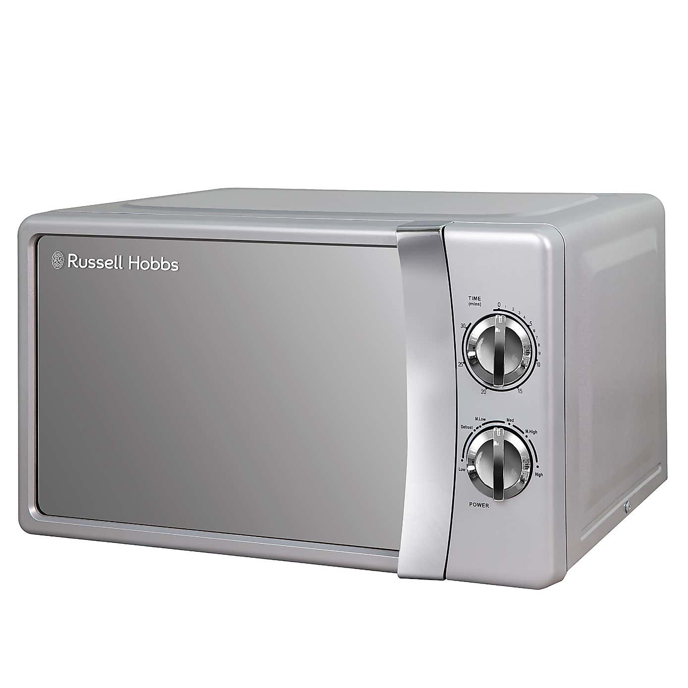 Russell Hobbs 17L Silver Manual Microwave