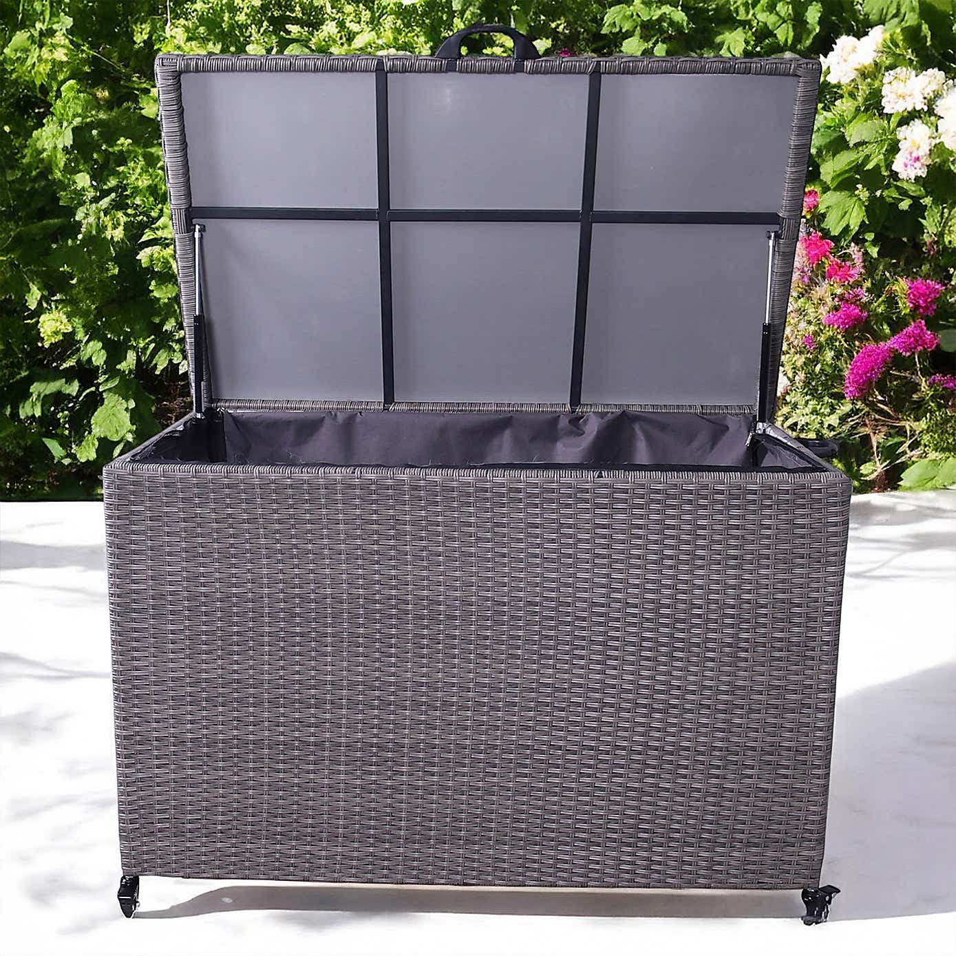 A.Mir Woven Cushion Storage Box, Medium