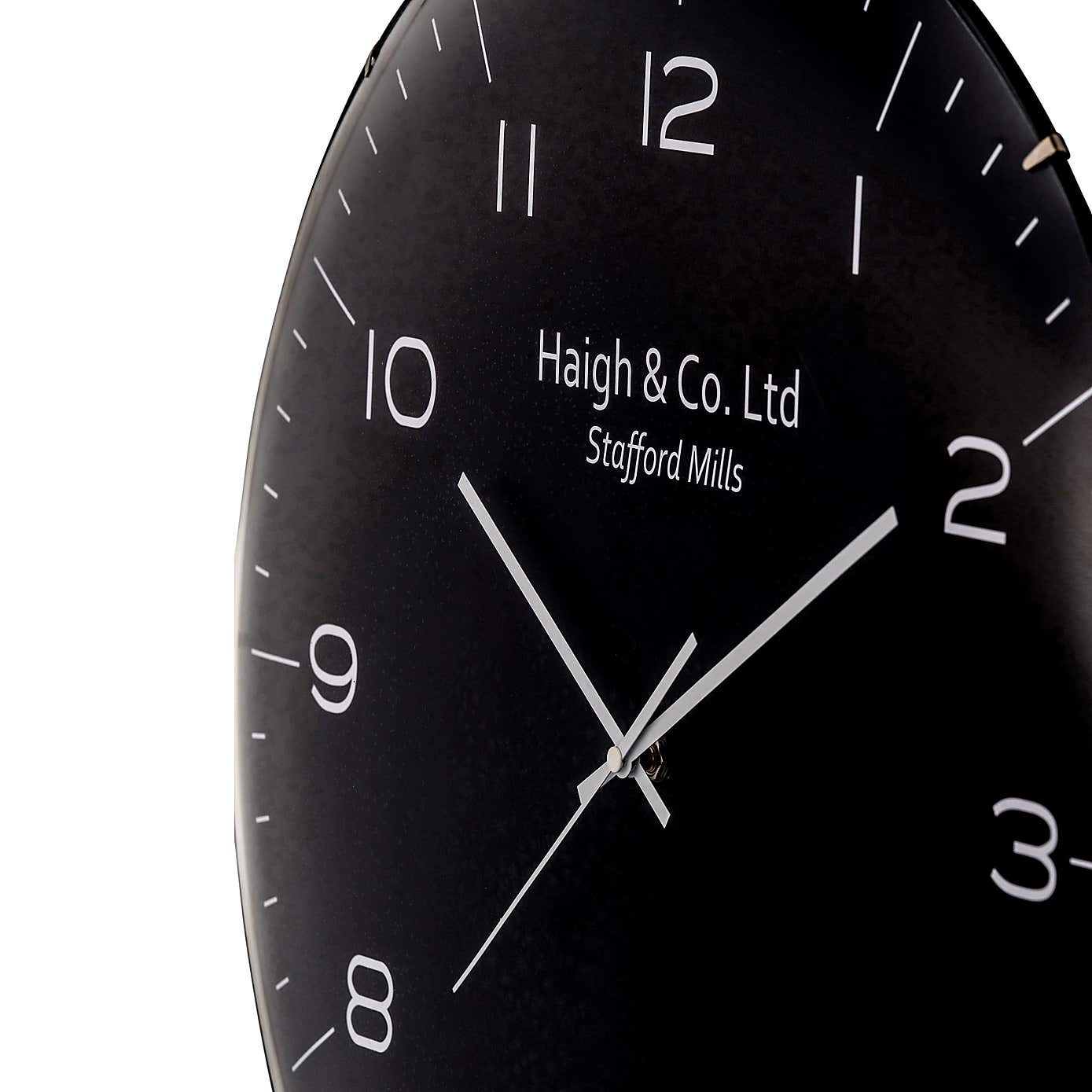 Dome Glass Wall Clock