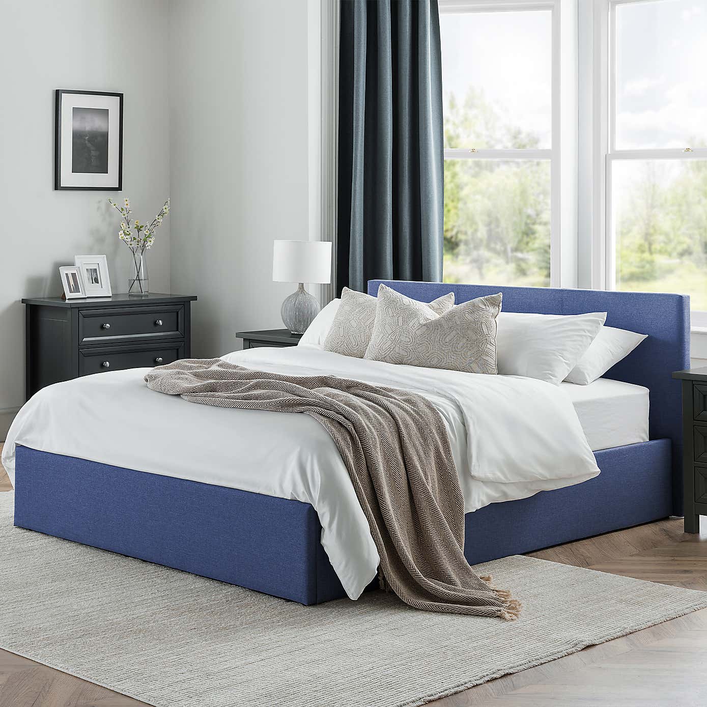Rialto Fabric Ottoman Bed