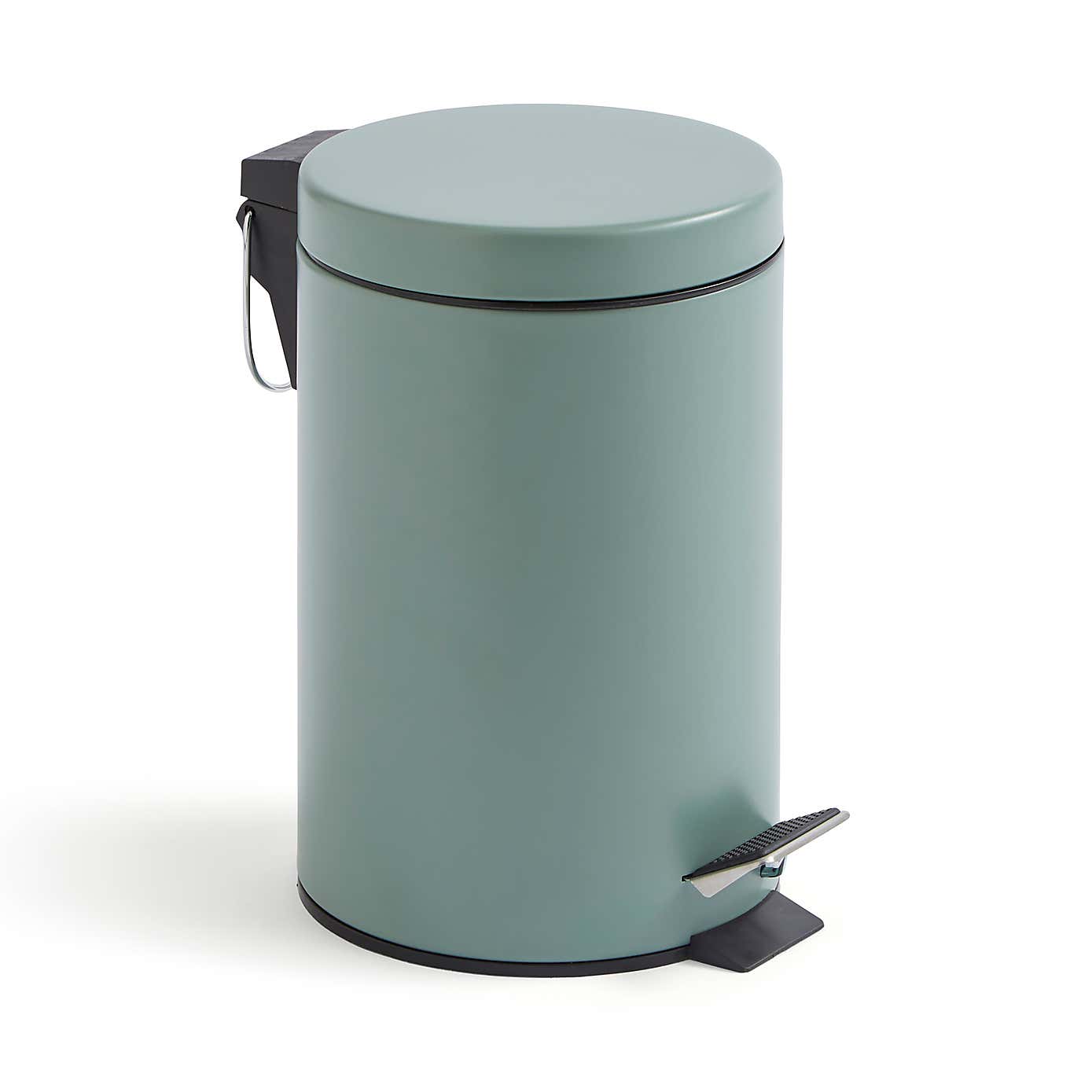 Black 3 Litre Bathroom Bin