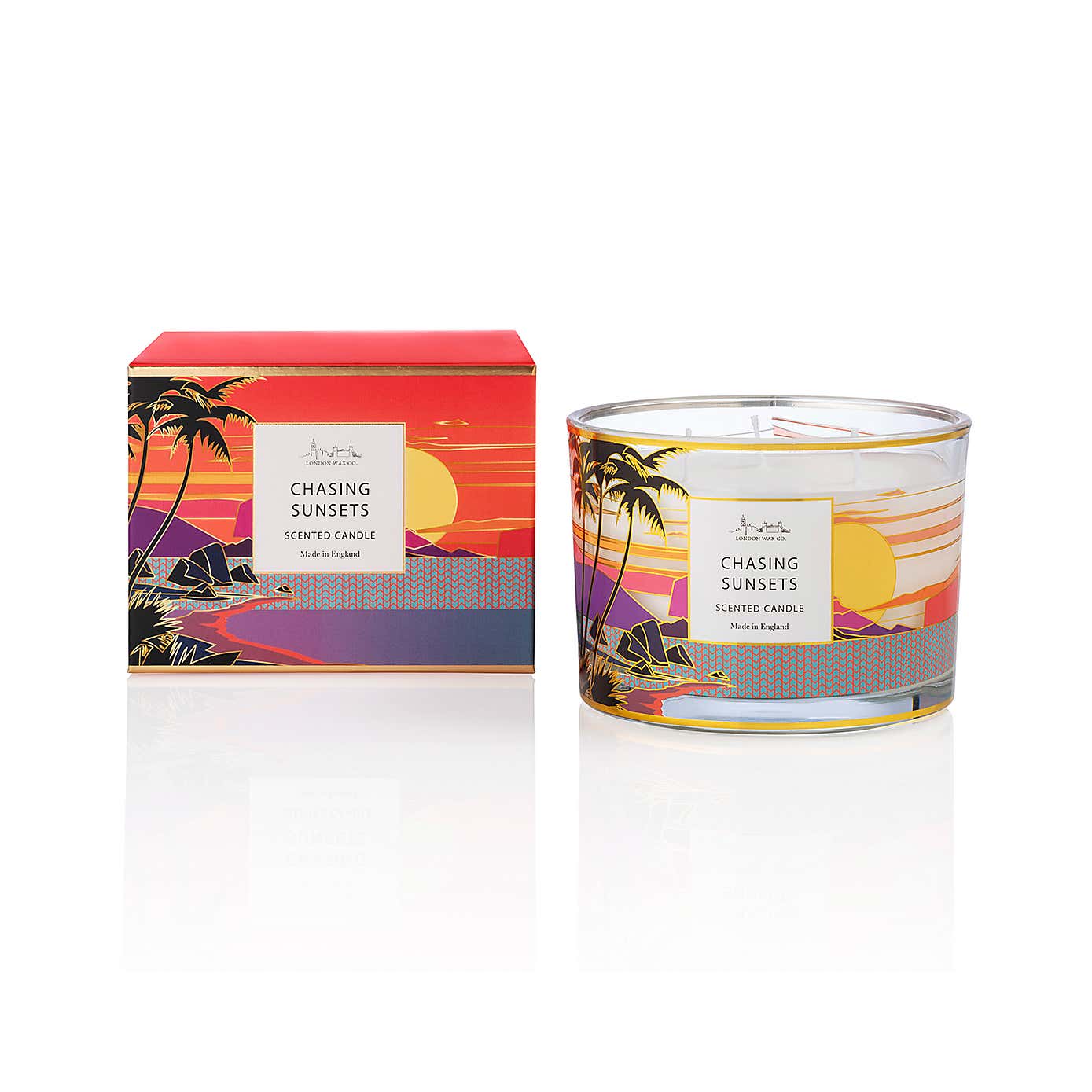 The London Wax Co Chasing Sunsets Multi Wick Candle