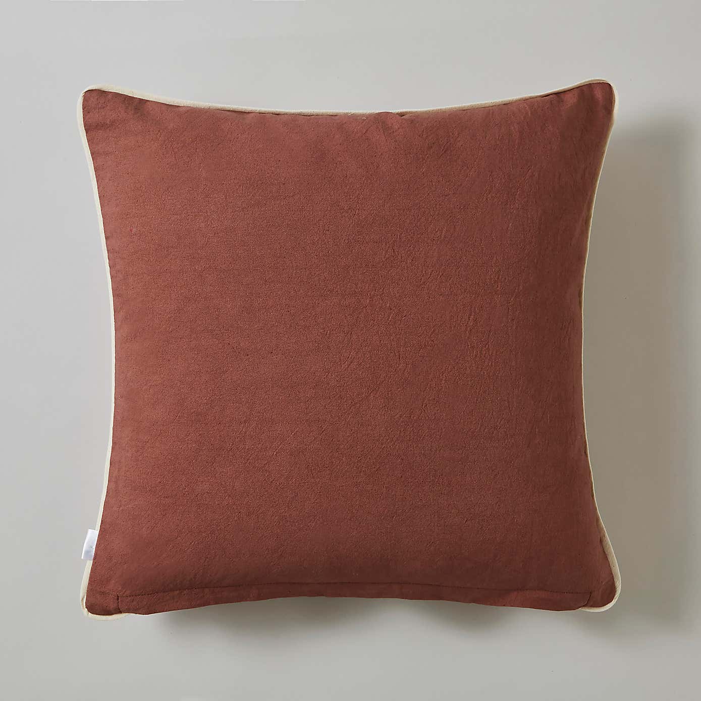 Cross Stitch Cotton Velvet Square Cushion