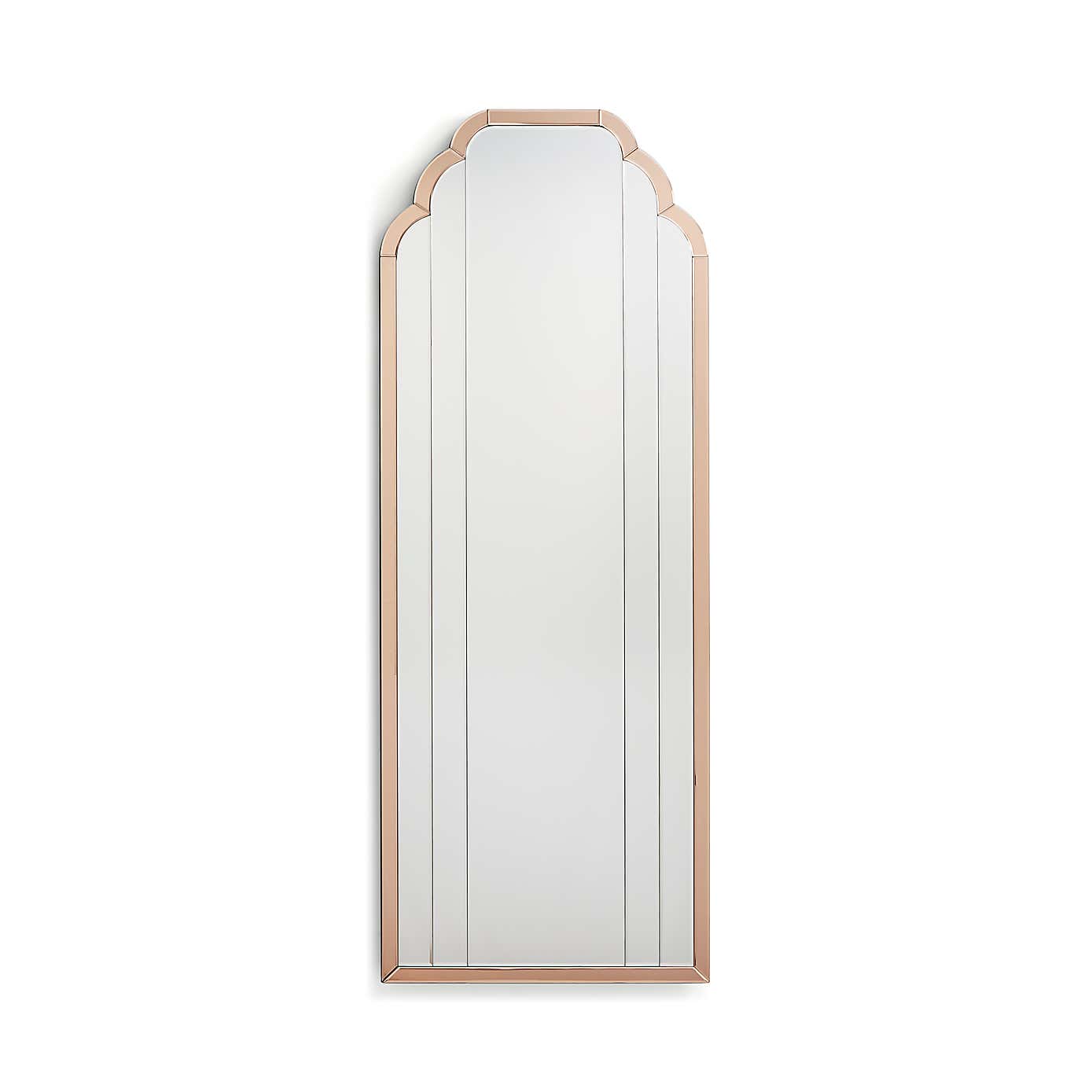 Martha Arched Art Nouveau Full Length Wall Mirror