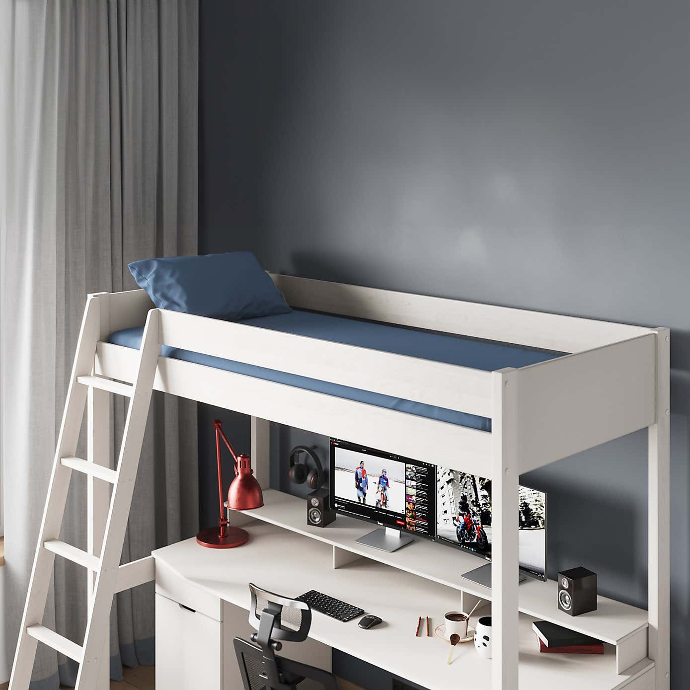 Tera Gaming High Sleeper Bed Frame