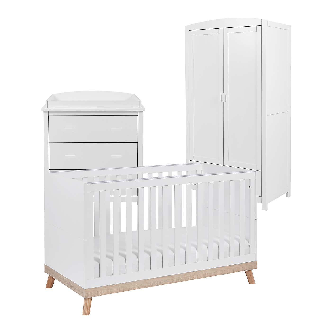 Babymore Mona 3 Piece Nursery Furniture Set