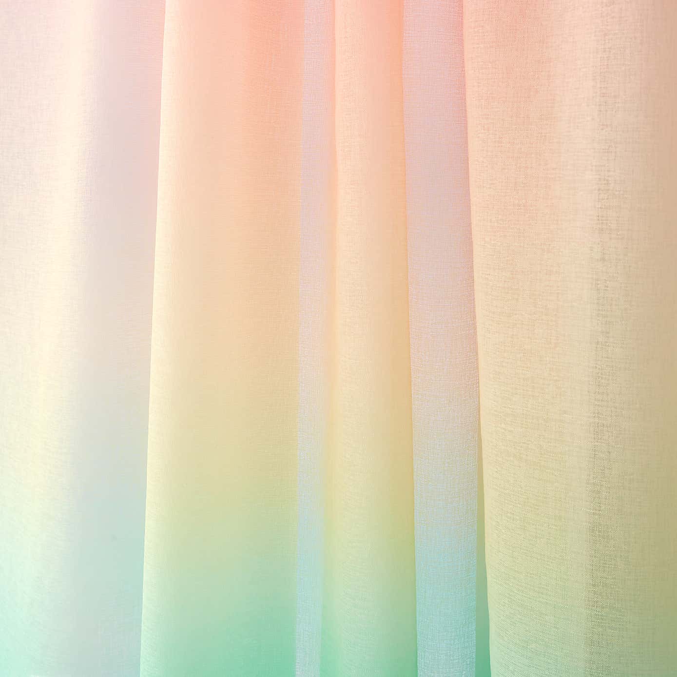 Ombre Slot Top Single Voile Panel