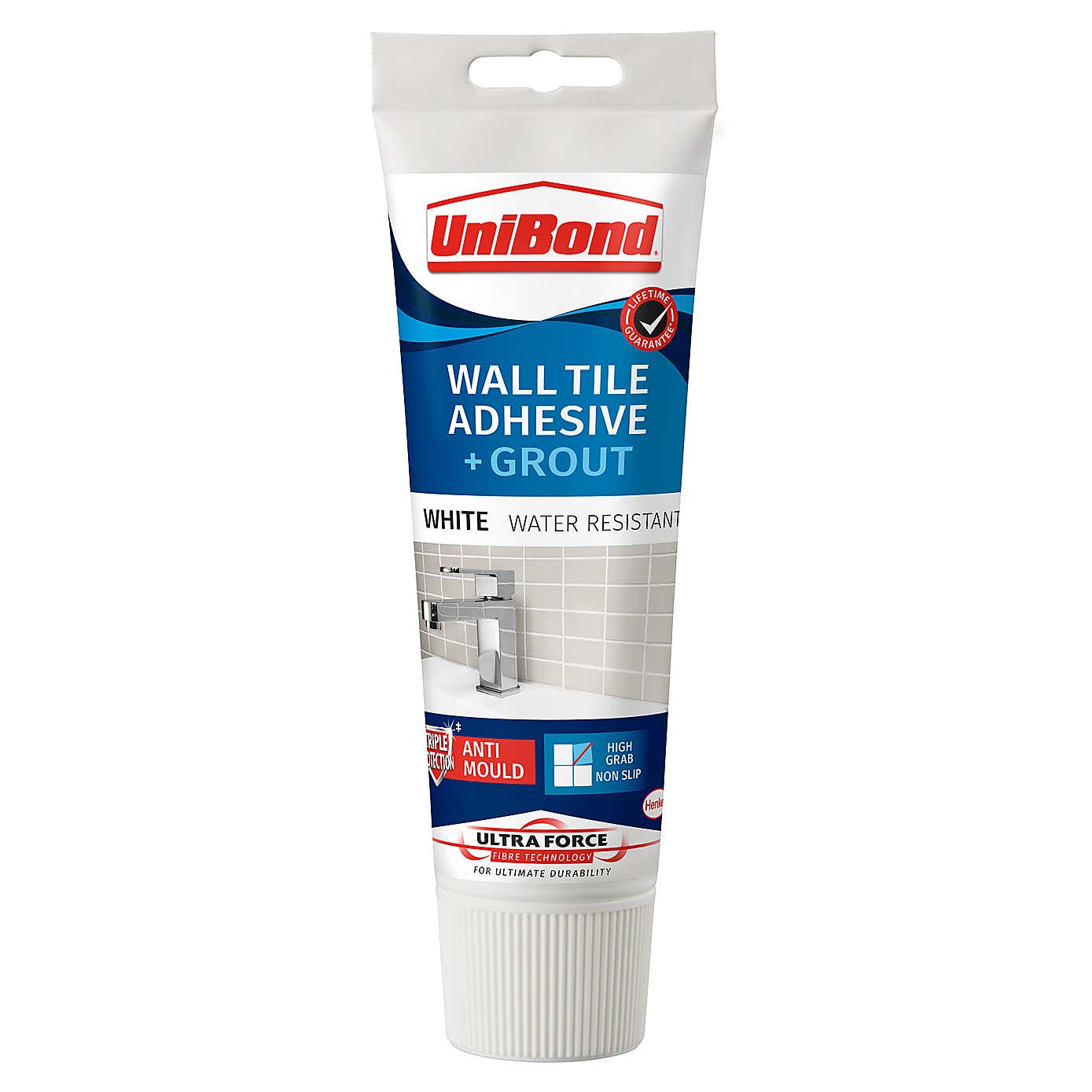 UniBond UltraForce Wall Tile Adhesive & Grout Tube 300g
